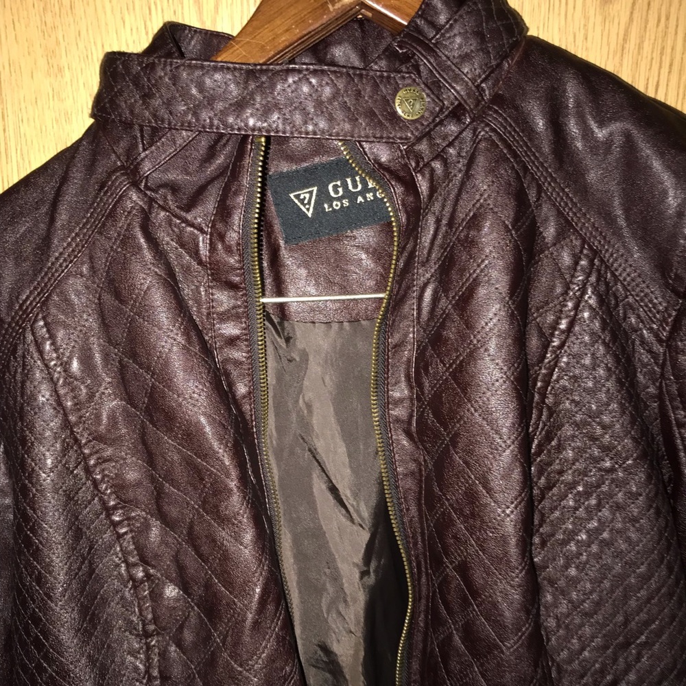 Guess leather jacket